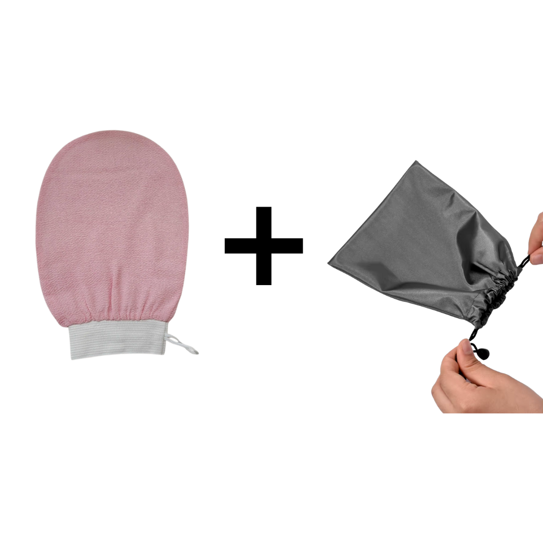 Travel Pouch + Exfoliating Scrub